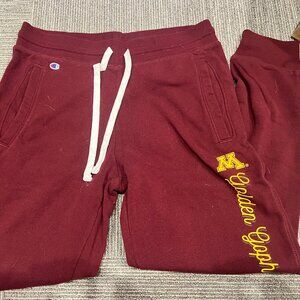 Golden Gopher Maroon Champion Sweatpant Joggers